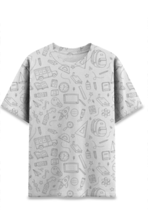 SCHOOL TIME PRINT UNISEX T-SHIRT