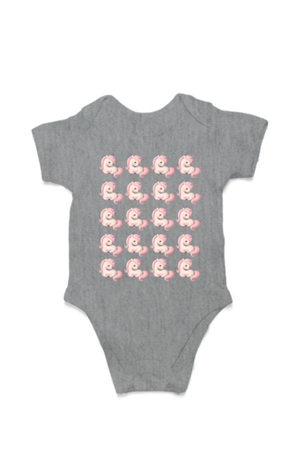 Unicorn Baby Girl Romper
