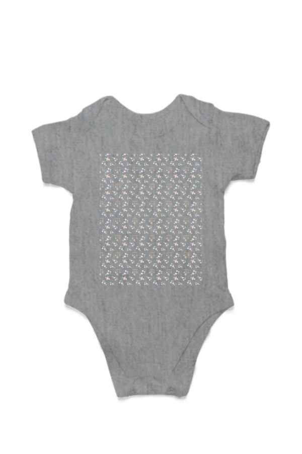 Star Print Unisex Baby Rompers