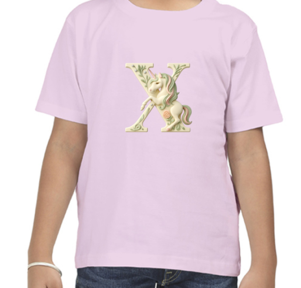 Letter X Unicorn T-Shirt  - Image 4