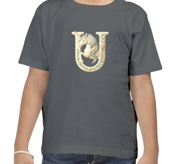 Letter U Unicorn T-Shirt  - Image 8