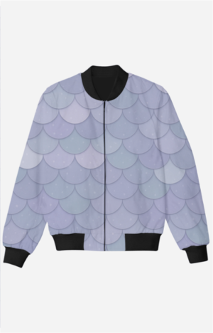 Ocean Grey Bomber Jacket