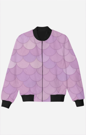 Pink Mermaid Magic Bomber Jacket