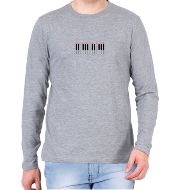 Music is Life (Piano) T-Shirt - Image 4