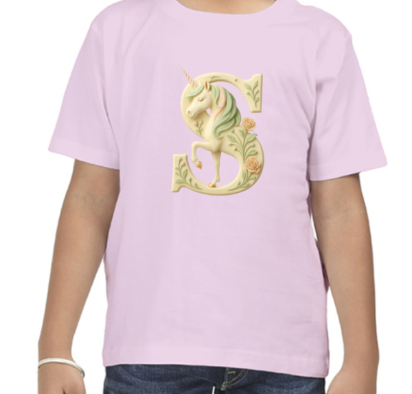 Letter S Unicorn T-Shirt - Image 7