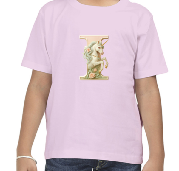 Letter I Unicorn T-Shirt - Image 6