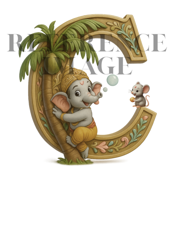 C for Calm Ganesha - Image 2