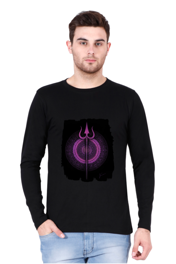 Lord Shiva's Trishul Men's T-Shirt - Image 2