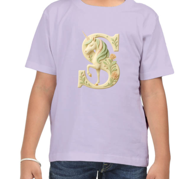 Letter S Unicorn T-Shirt - Image 6