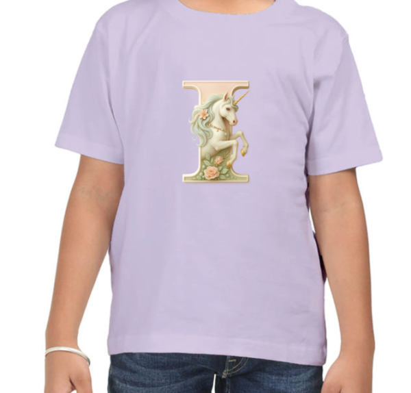 Letter I Unicorn T-Shirt - Image 5
