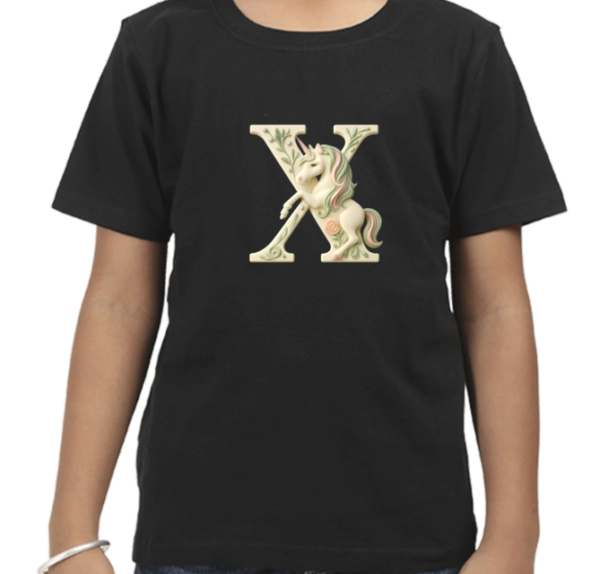 Letter X Unicorn T-Shirt  - Image 7