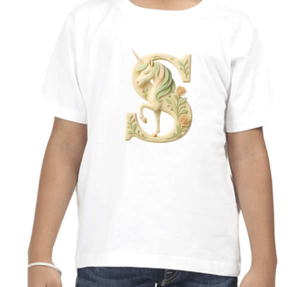 Letter S Unicorn T-Shirt - Image 9