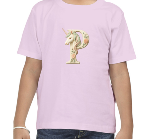 Letter P Unicorn T-Shirt  - Image 6