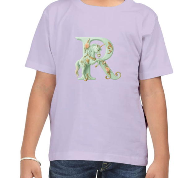 Letter R Unicorn T-Shirt  - Image 8