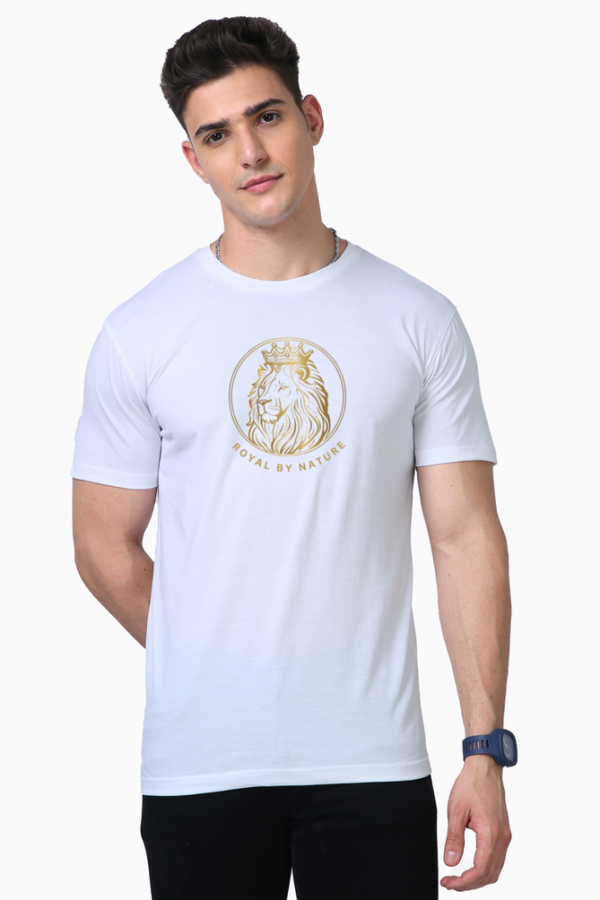 Royal By Nature T-Shirt (Gold) - Image 3