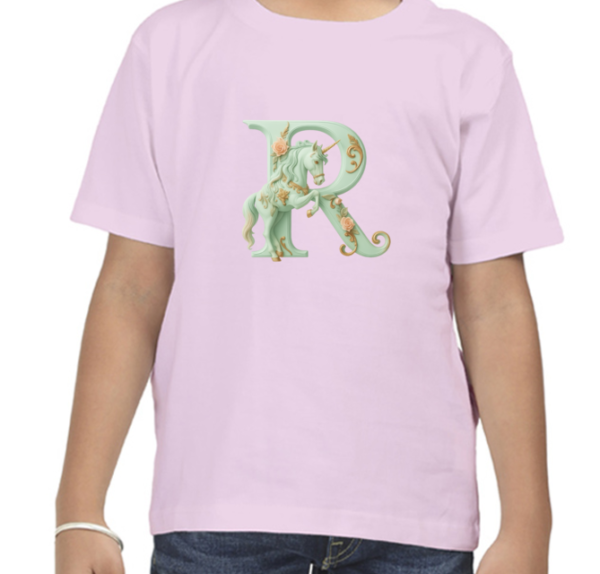 Letter R Unicorn T-Shirt  - Image 4