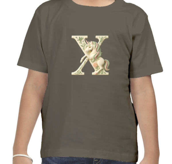 Letter X Unicorn T-Shirt  - Image 5