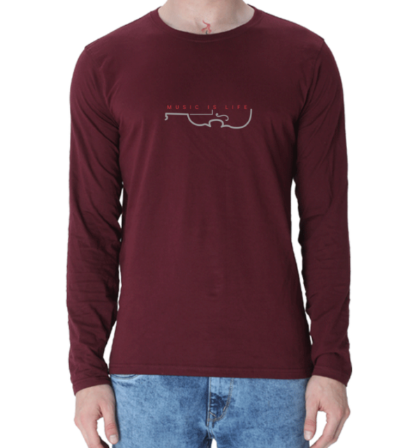 Music is Life (Violin) T-Shirt - Image 5