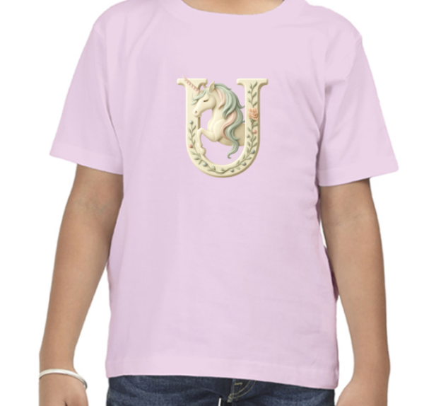 Letter U Unicorn T-Shirt  - Image 7