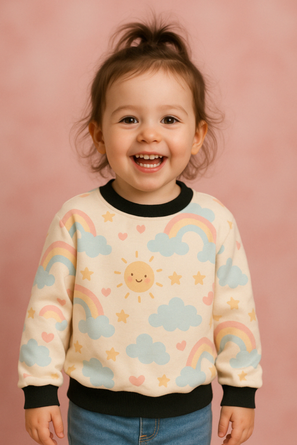 Cloud and Rainbow Sweatshirt 
