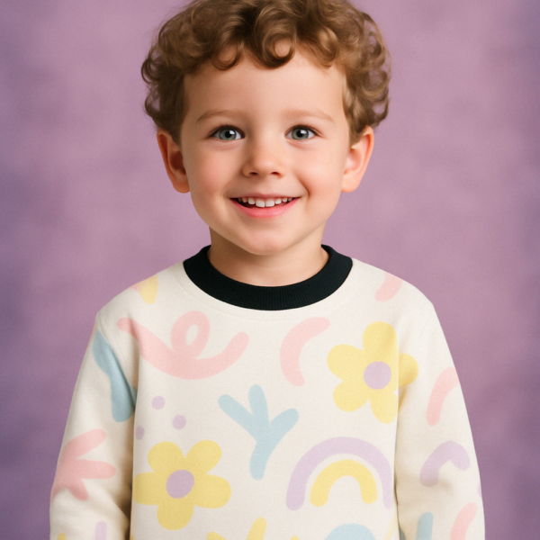 Cute Flowers Unisex Sweatshirt - Image 4