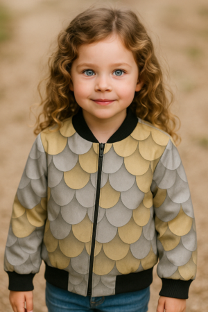 Golden Tide Bomber Jacket