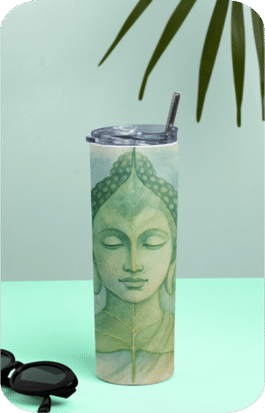 Leaf of Light Yoga Tumbler
