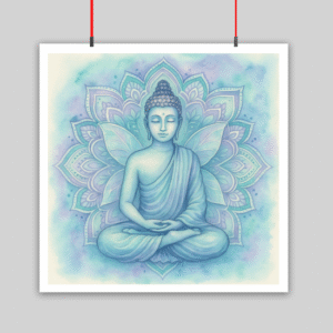Buddha's Radiance Poster 10x10