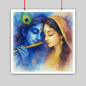 Radha Krishna Love - Poster 10x10