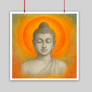 Calmness - Buddha Poster 10x10