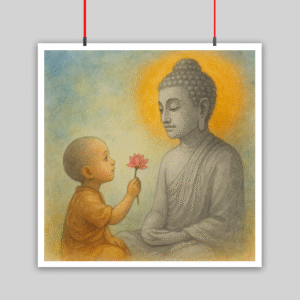 Gift of Innocence - Buddha Poster 10x10