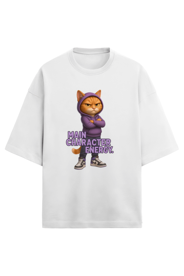 Main Character Energy Oversized T-Shirt - Image 5
