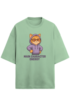 Main Character Energy Oversized T-Shirt