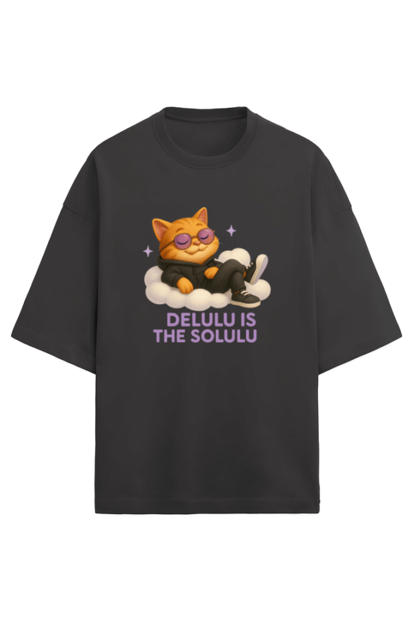 Delulu is the Solulu Oversized T-Shirt - Image 3
