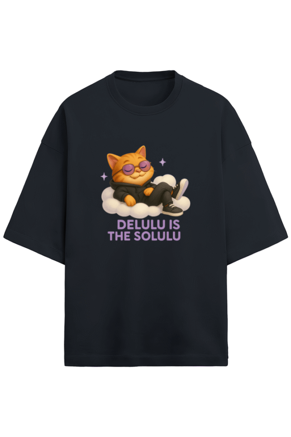 Delulu is the Solulu Oversized T-Shirt - Image 2