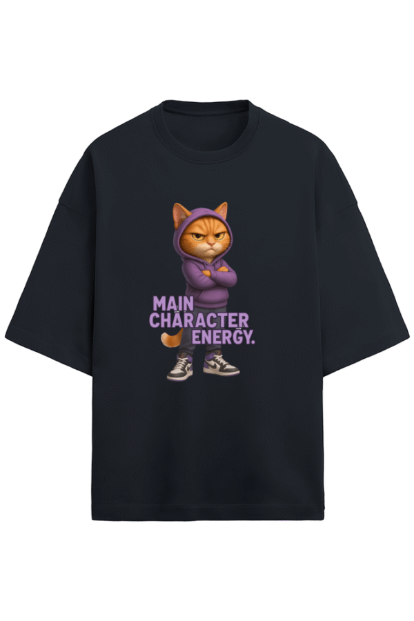 Main Character Energy Oversized T-Shirt - Image 2
