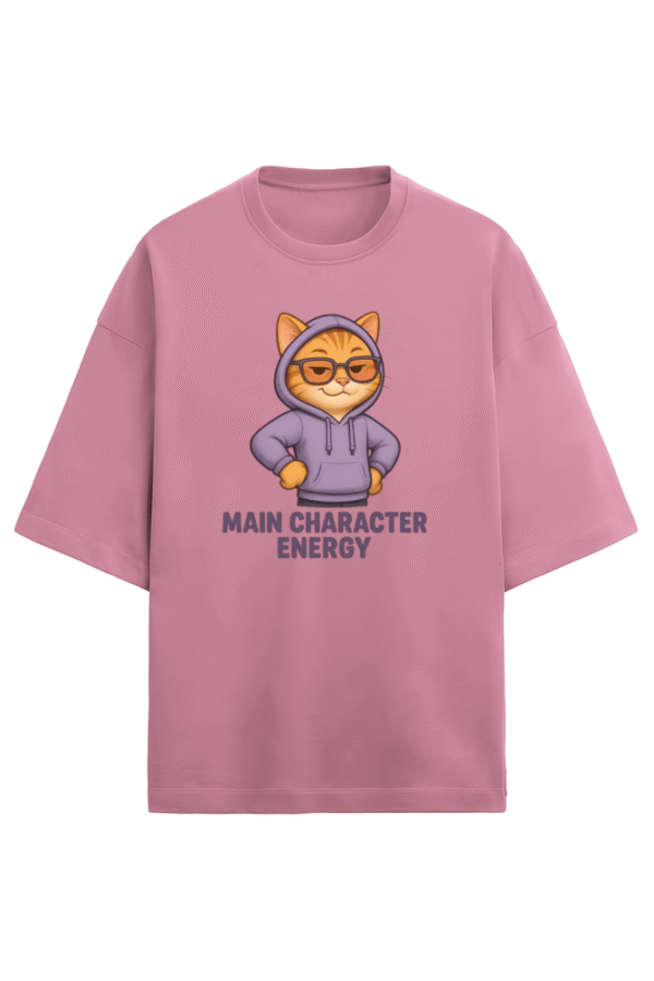 Main Character Energy Oversized T-Shirt - Image 4