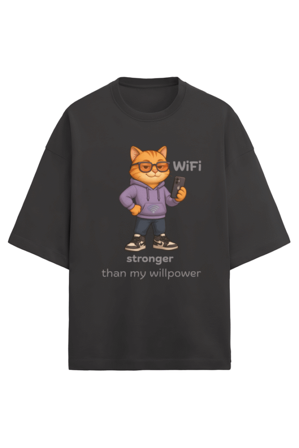 WiFi Stronger Oversized T-Shirt - Image 3