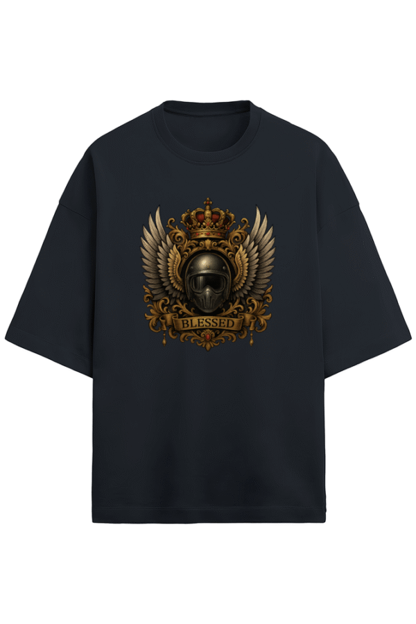 Blessed Biker T-Shirt - Image 2