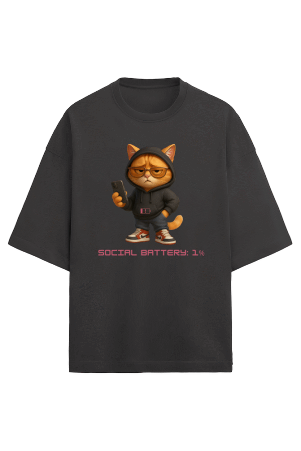 Social Battery 1% T-shirt
