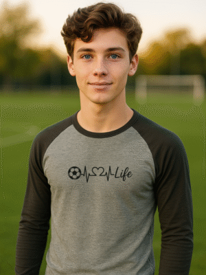 Football is Life Raglan T-Shirt