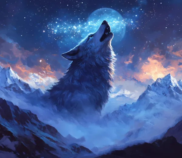 Lunar Howl - Mouse Pad - Image 3