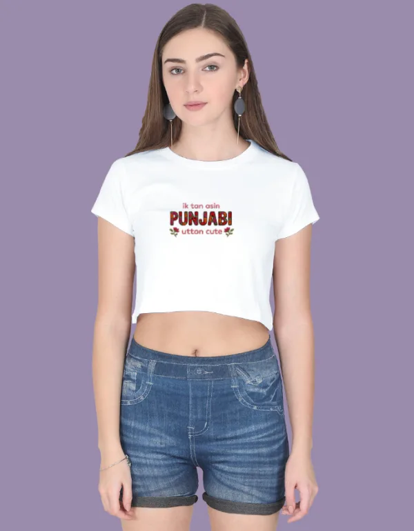 Cute Punjabi Crop Top - Image 2