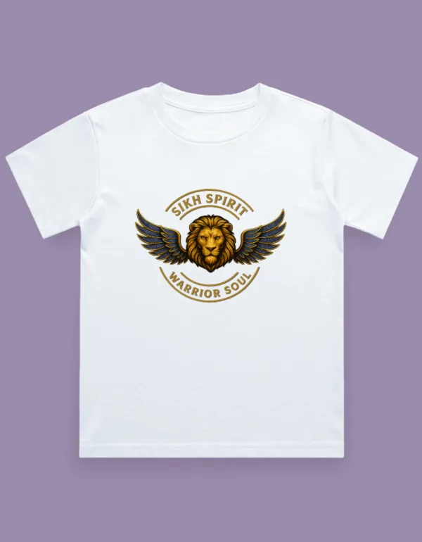 Sikh Spirit Kids T-Shirt - Image 2