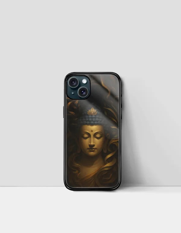 Golden Buddha - iPhone Glass Case - Image 3