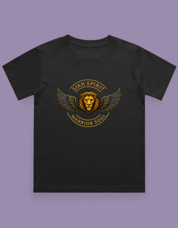 Sikh Spirit Kids T-Shirt - Image 3