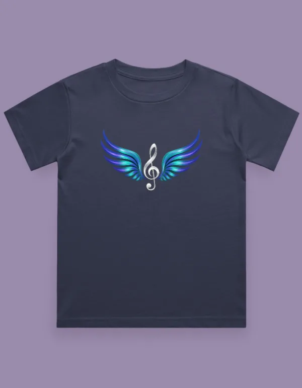 Musical Wings Kids T-Shirt - Image 4