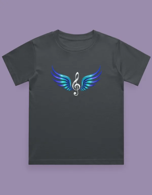 Musical Wings Kids T-Shirt - Image 2