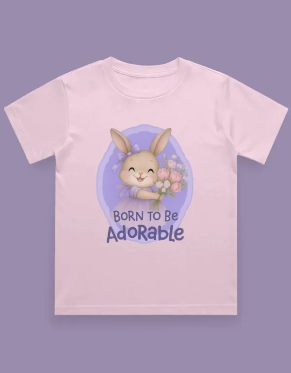 Adorable Rabbit Kids T-Shirt - Image 3