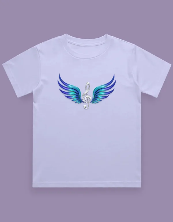 Musical Wings Kids T-Shirt - Image 5